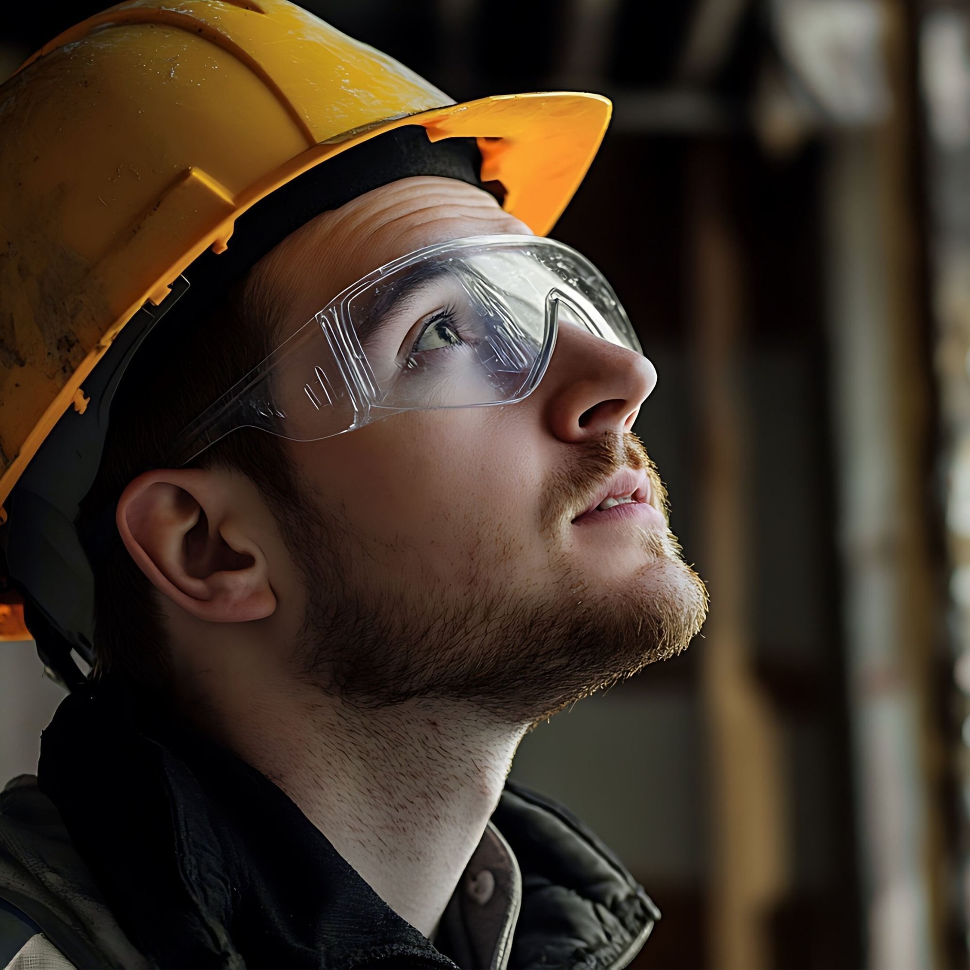 FAQ page hero construction worker